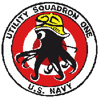 Utility Squadron ONE VU-1 squadron patch prior to 1 July 1965.gif