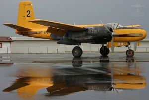 Photo by Michael Besenthal showing 44-35898 while in the service of Air Spray, Ltd.
