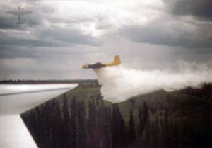 Tanker #3 on a practice run while serving with Air Spray